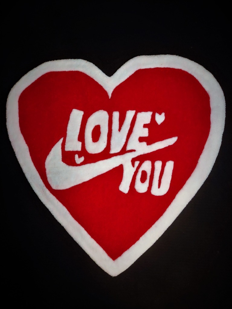 Dywan Nike love you prezent dla niej walentynki Olsztyn Kup teraz