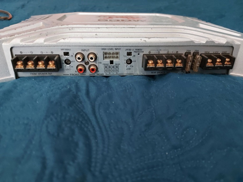 WZMACNIACZ CAR SONY XPLOD 500W, XM504Z Zielona Góra Kup teraz na