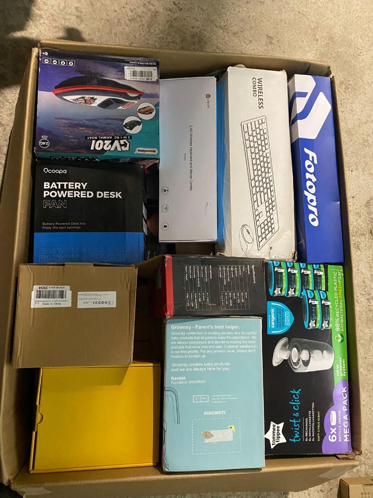 Box Amazon zwroty konsumenckie Dębowe Pole Licytacja na Allegro