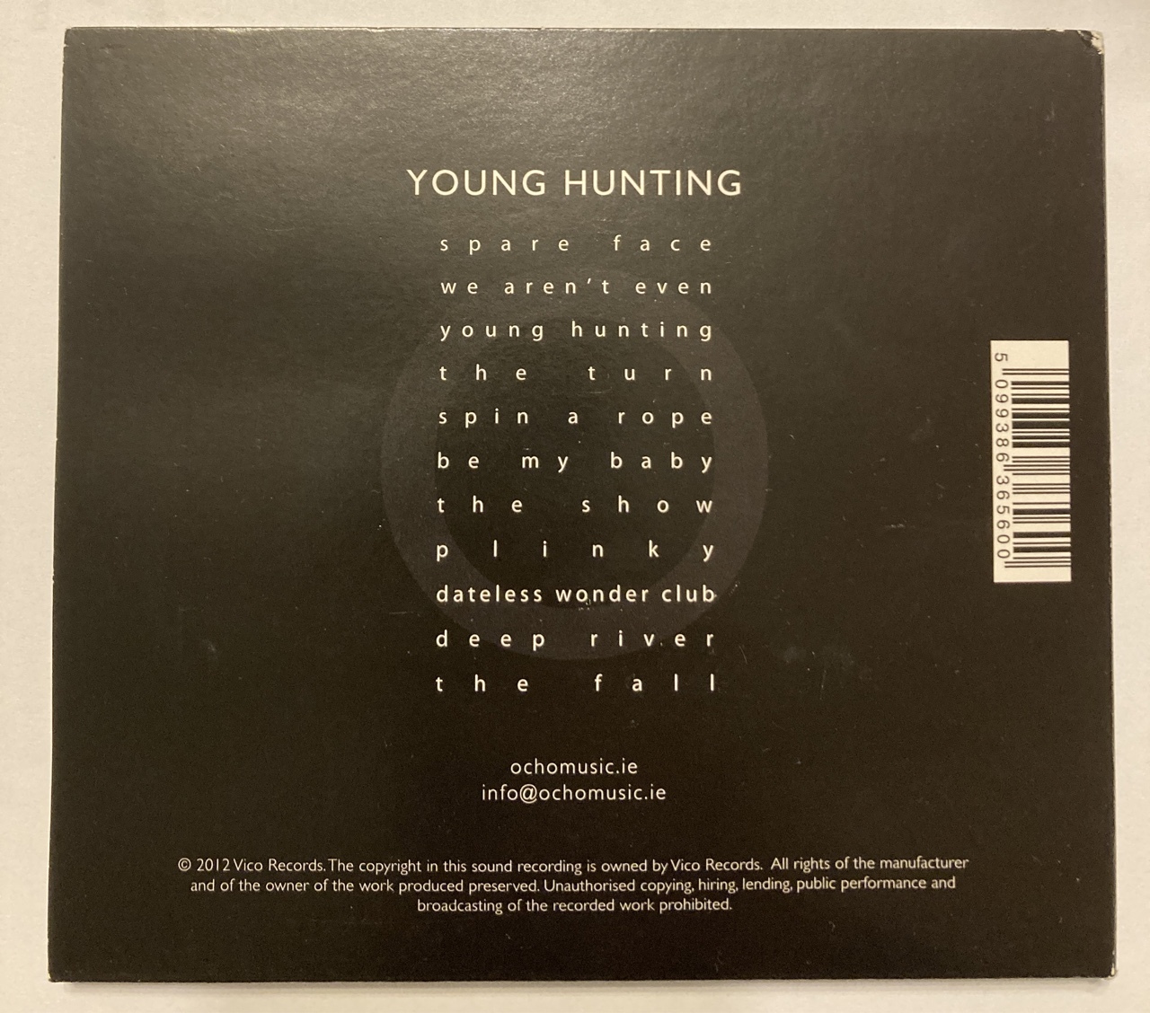 Ocho Young Hunting CD 2012 digipack Rock Ireland Poznań Kup teraz