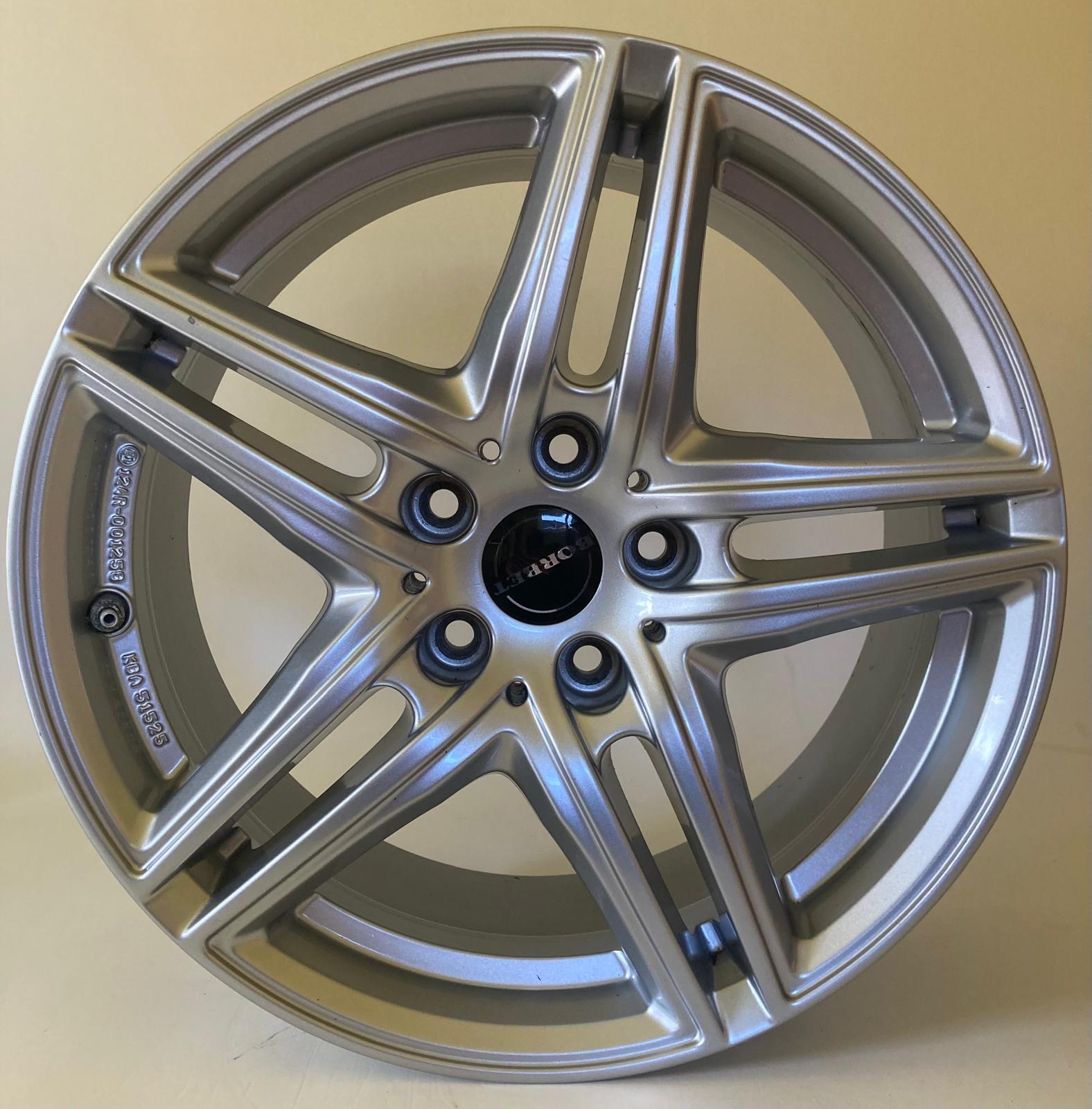 4 X ОРИГІНАЛ ДИСКИ МАРКИ BORBET 7,5JX17“ ET 36 5X112 NR.KAT. KBA 51525 