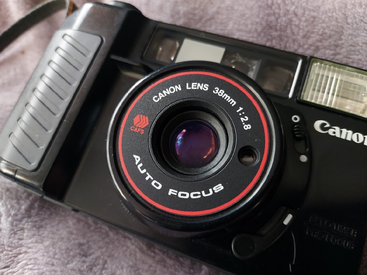 Aparat Canon AF35M II 38mm 2.8 analog kompakt Bobolice Kup teraz na