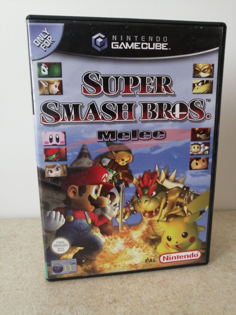 Super Smash Bros Melee Nintendo Gamecube gra Zamość Licytacja na Allegro Lokalnie