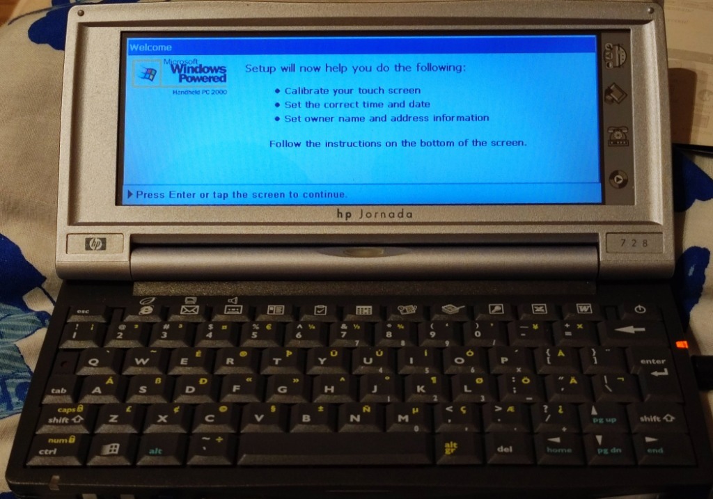 PDA Palmtop HP Jornada 728 NOWE, PUDEŁKO Warszawa Ogłoszenie na