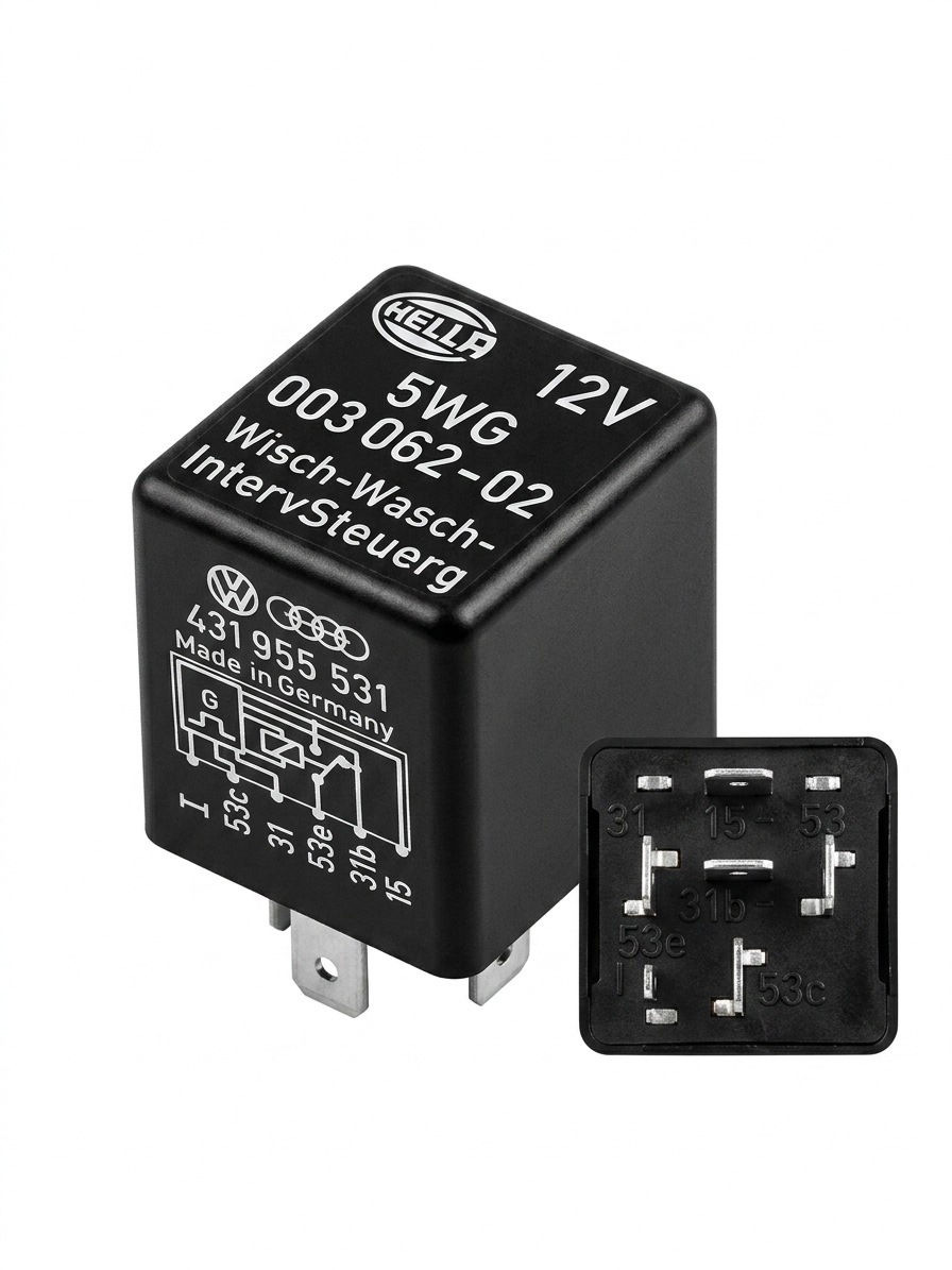 РЕЛЕ ДВІРНИКІВ HELLA 5WG 003 062-02 | VW AUDI 431955531 