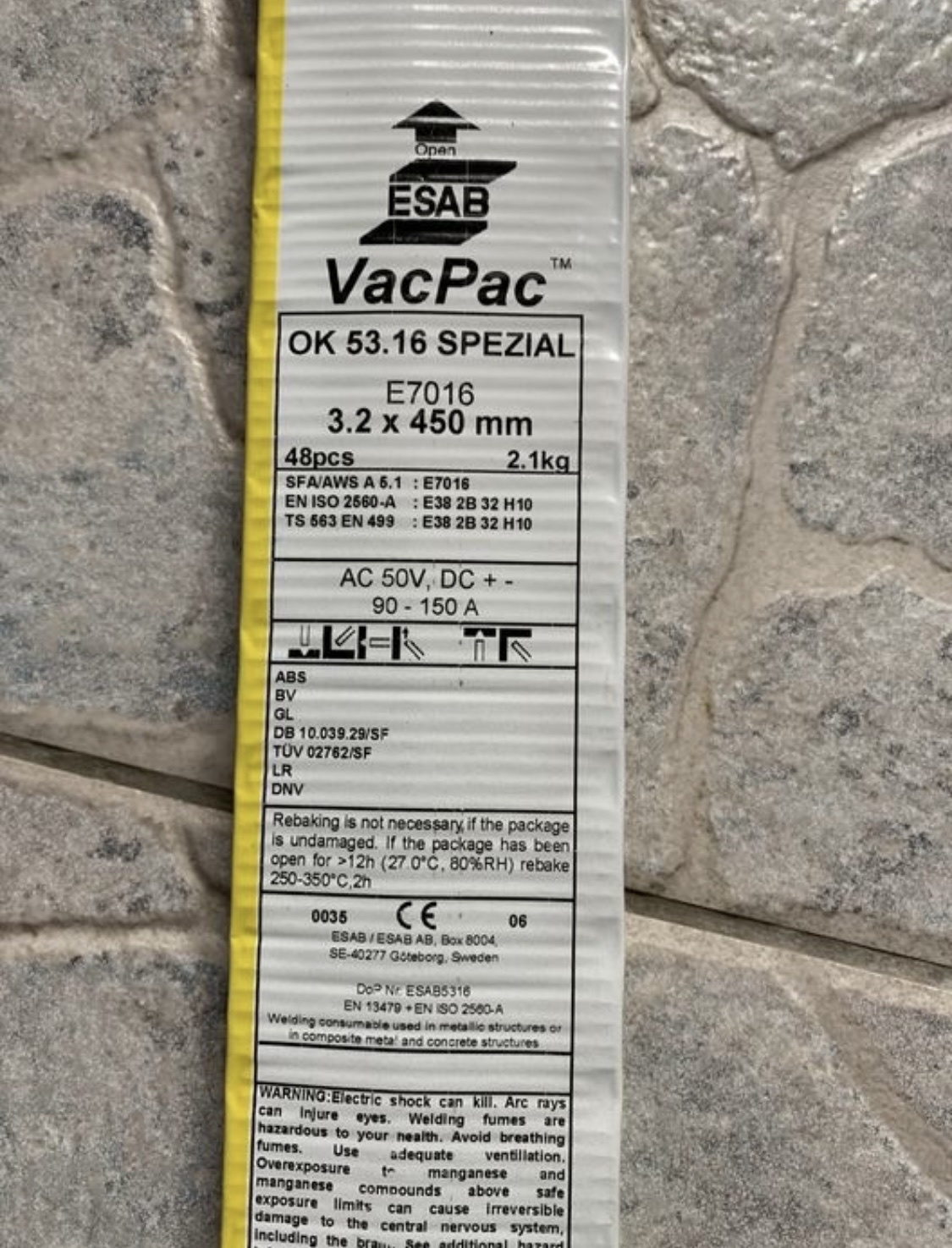 Elektrody zasadowe ESAB OK 53.16 spezial E7016 Siedlce Ogłoszenie na Allegro Lokalnie