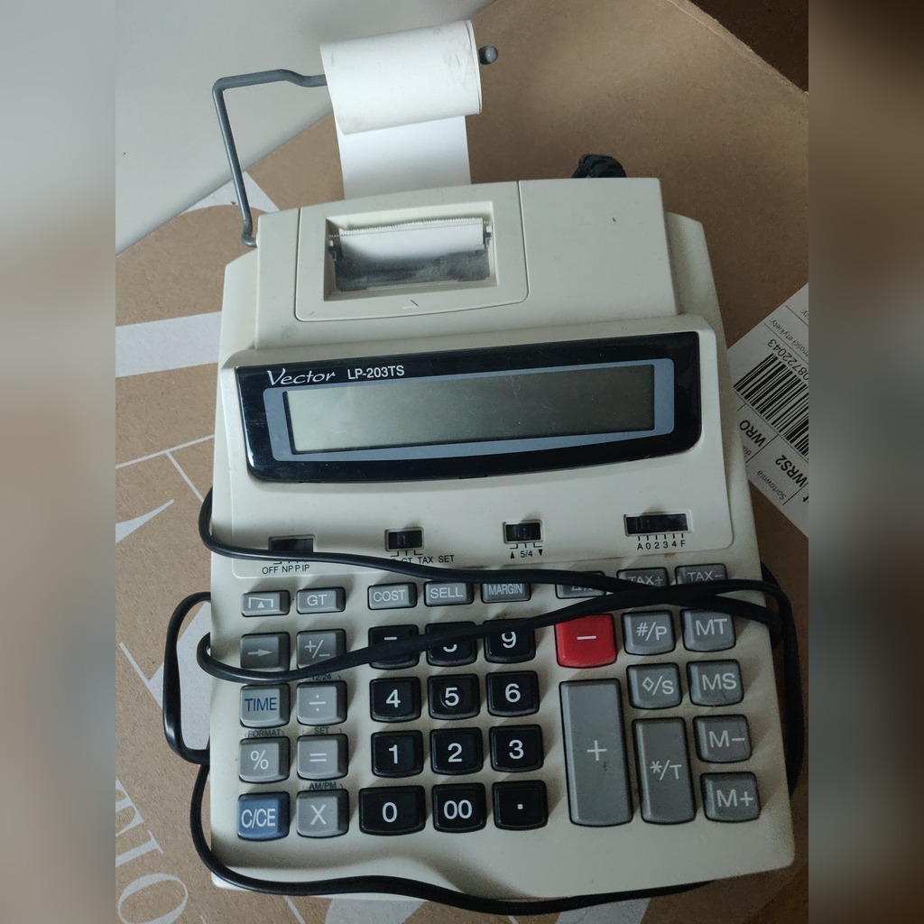 Kalkulator z wydrukiem na paragonie Wrocław Kup teraz na Allegro