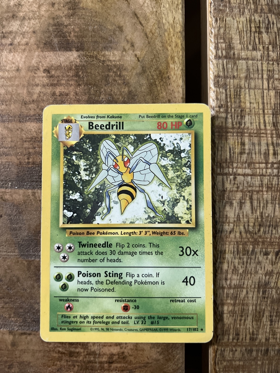 Beedrill base set karta pokemon Goleniów Licytacja na Allegro Lokalnie