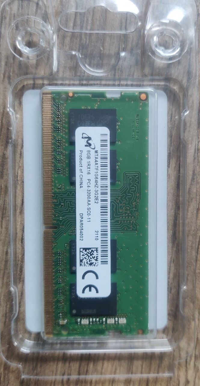 8GB Micron DDR 4 3200 MHz MTA4ATF1G64HZ-3G2E2 | Warszawa | Licytacja na ...
