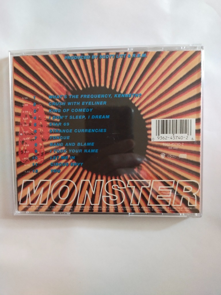 CD REM Monster Wrocław Licytacja na Allegro Lokalnie