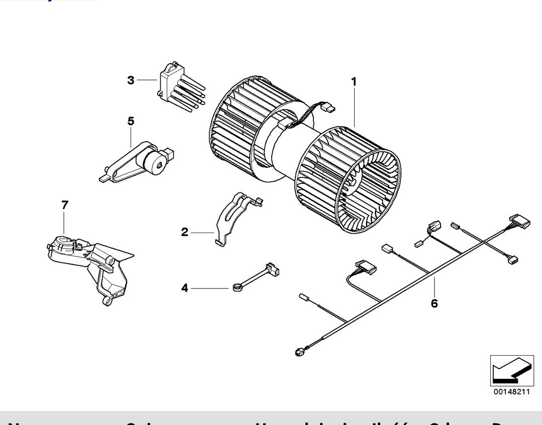 BMW e46 wentylator dmuchawa nawiew Gorlice Kup teraz na Allegro