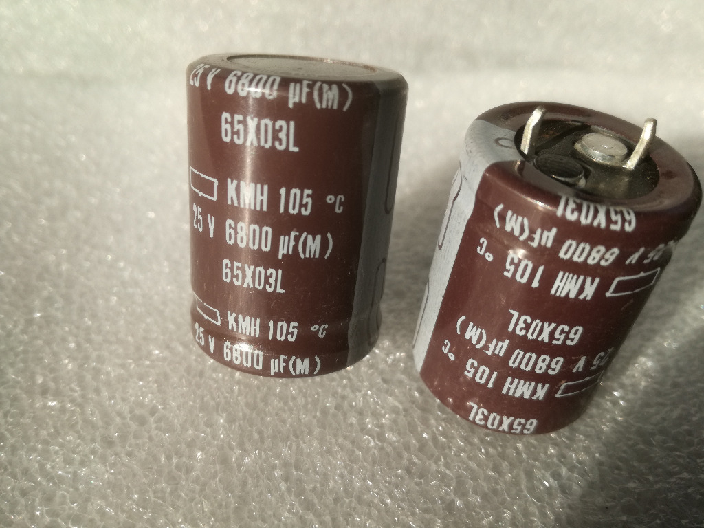 Kondensator 6800uF 25V Nippon 22 x 30mm 2szt | Radom | Kup teraz na ...