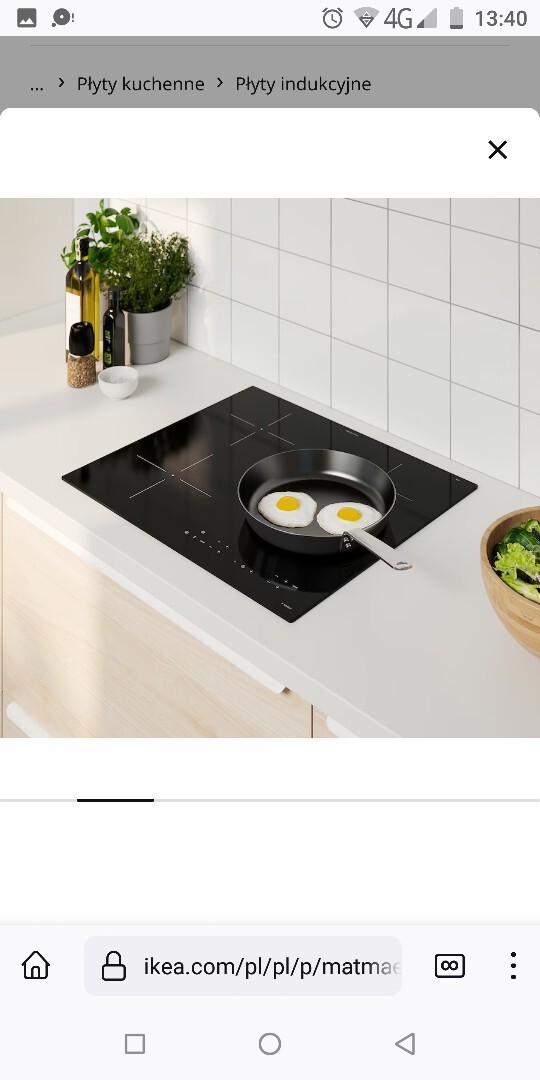 Płyta indukcyjna Ikea matmassig Murowana Goślina Kup teraz na