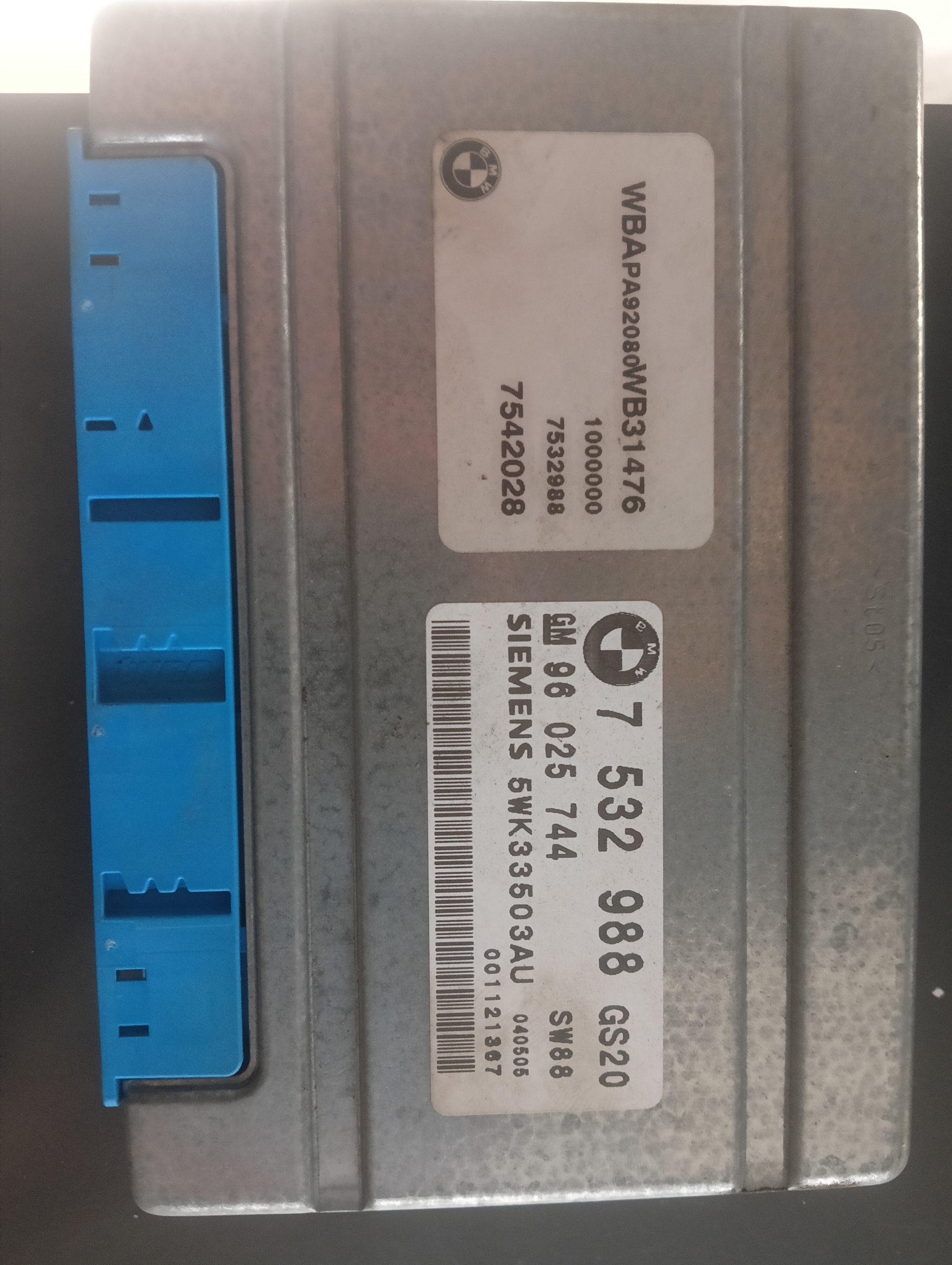 БЛОК КЕРУВАННЯ КОРОБКИ BMW X3 E83 7532988 