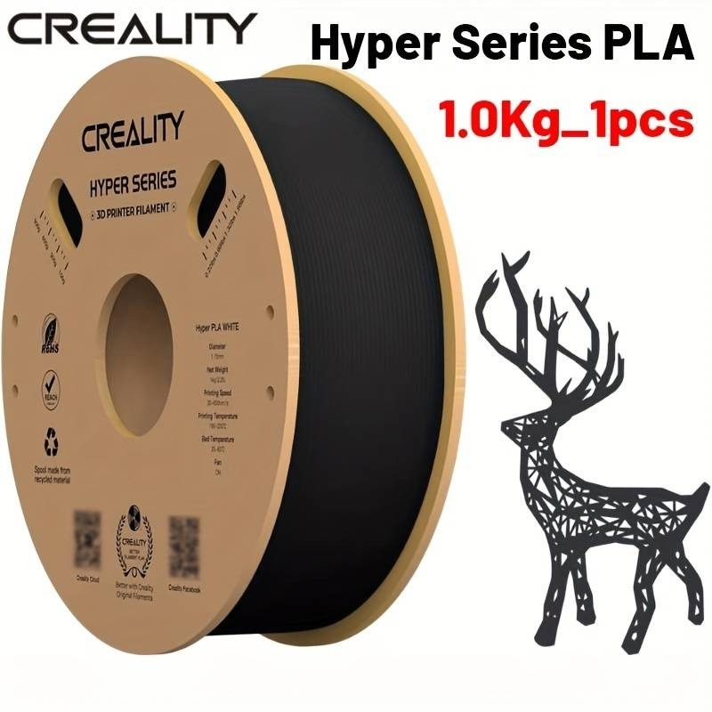 Creality Hyper PLA 3D Printing Filament 1.75mm 1KG White