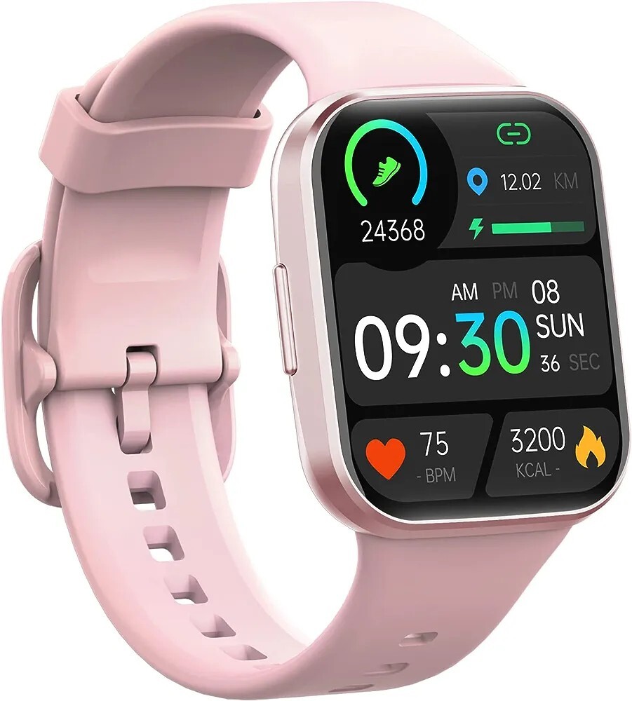 Smartwatch NERUNSA Q23 różowy Iwonicz Kup teraz na Allegro Lokalnie