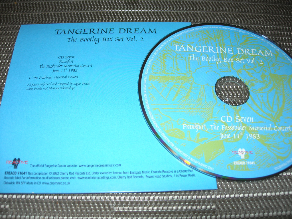 TANGERINE DREAMTHE BOOTLEG BOX SET VOL. 2 (7CD) OLSZTYN Kup teraz