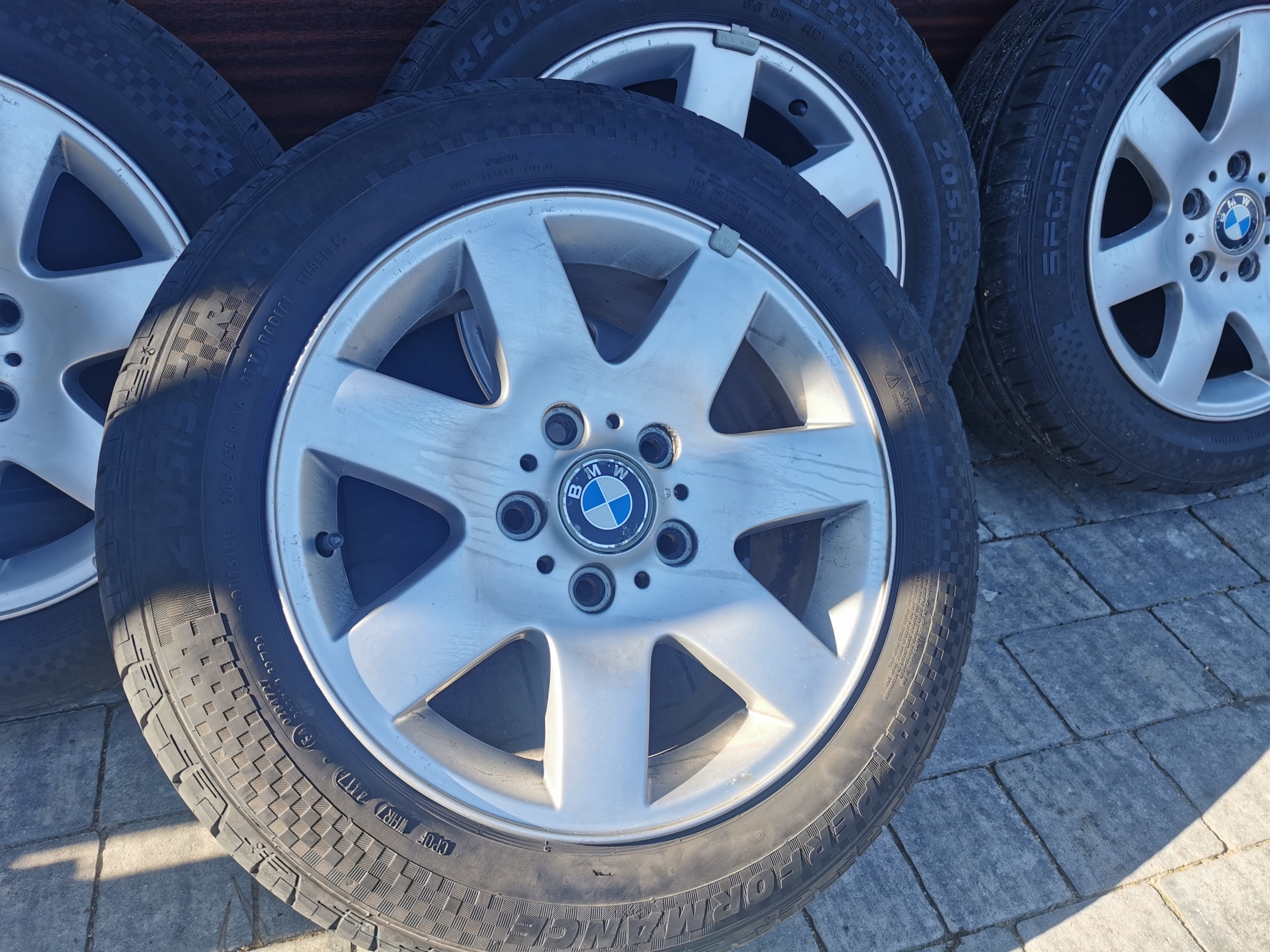 ДИСКИ DO BMW Z ШИНАМИ LETNIMI 205/55-16 E46 ITP. 4 SZT. 