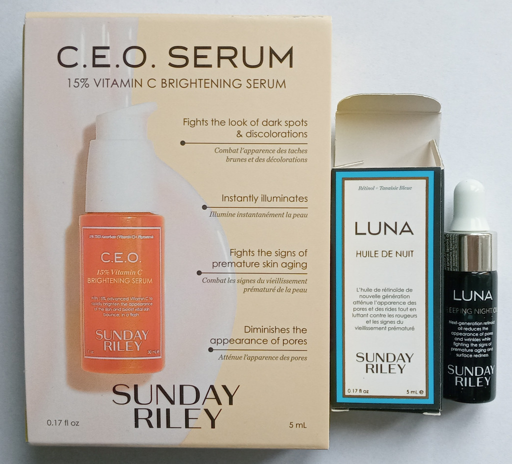 Sunday Riley C.E.O. Serum i LUNA Sleeping Oil 5ml Gdynia Licytacja