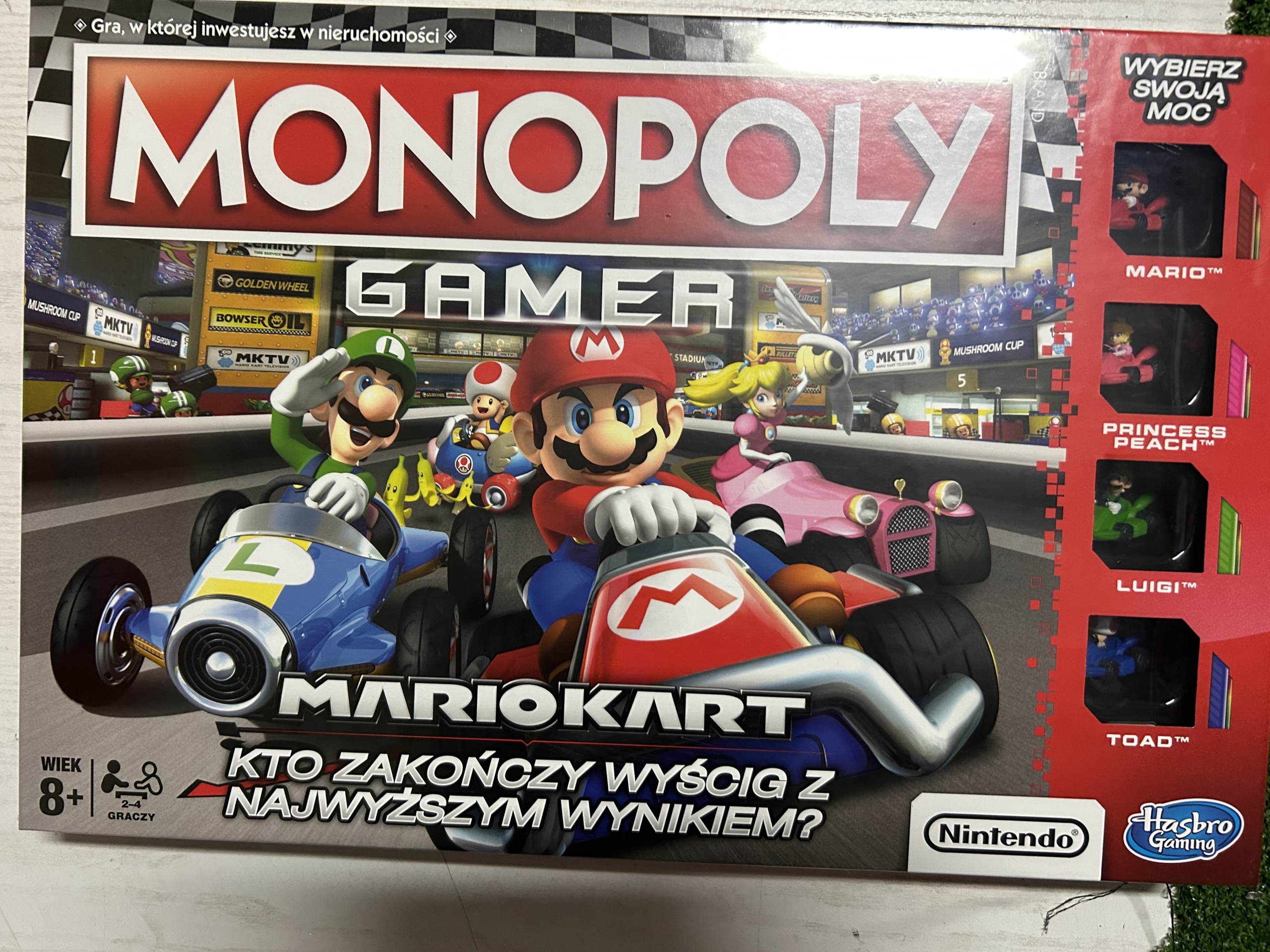 MONOPOLY GAMER MARIO KART GRA PO POLSKU NOWA 24H - 8545392211 - oficjalne  archiwum Allegro