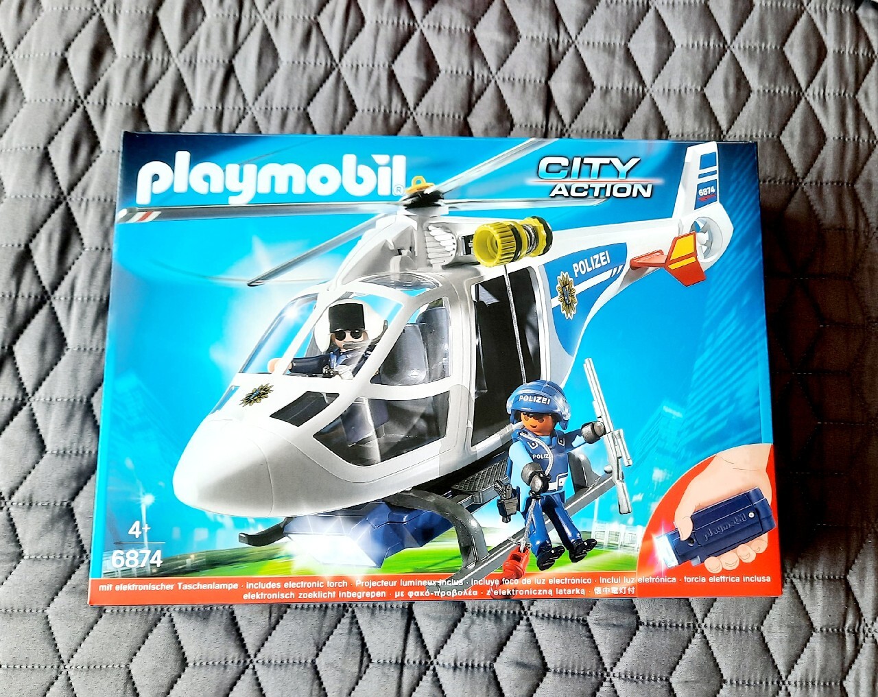 Ademen vergelijking breedtegraad Playmobil helikopter policyjny z reflektorem led | Bielawa | Kup teraz na  Allegro Lokalnie