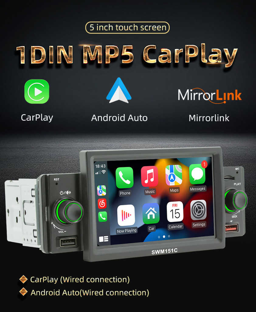 Radio samochodowe z Apple Carplay i android Auto Warszawa Kup teraz