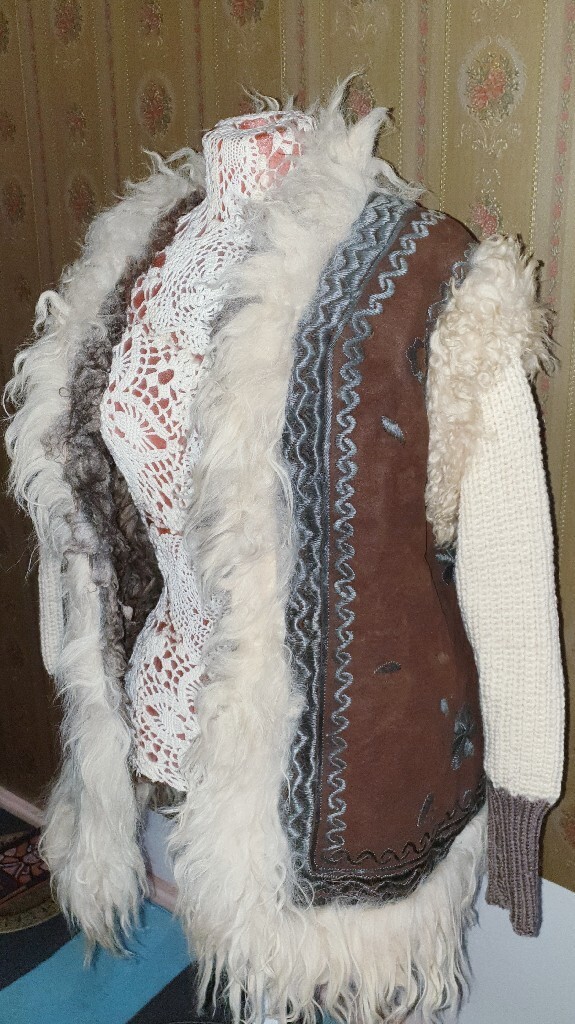 Góralski kożuch z Afganistanu, z barana, z owcy Buszów Kup teraz na