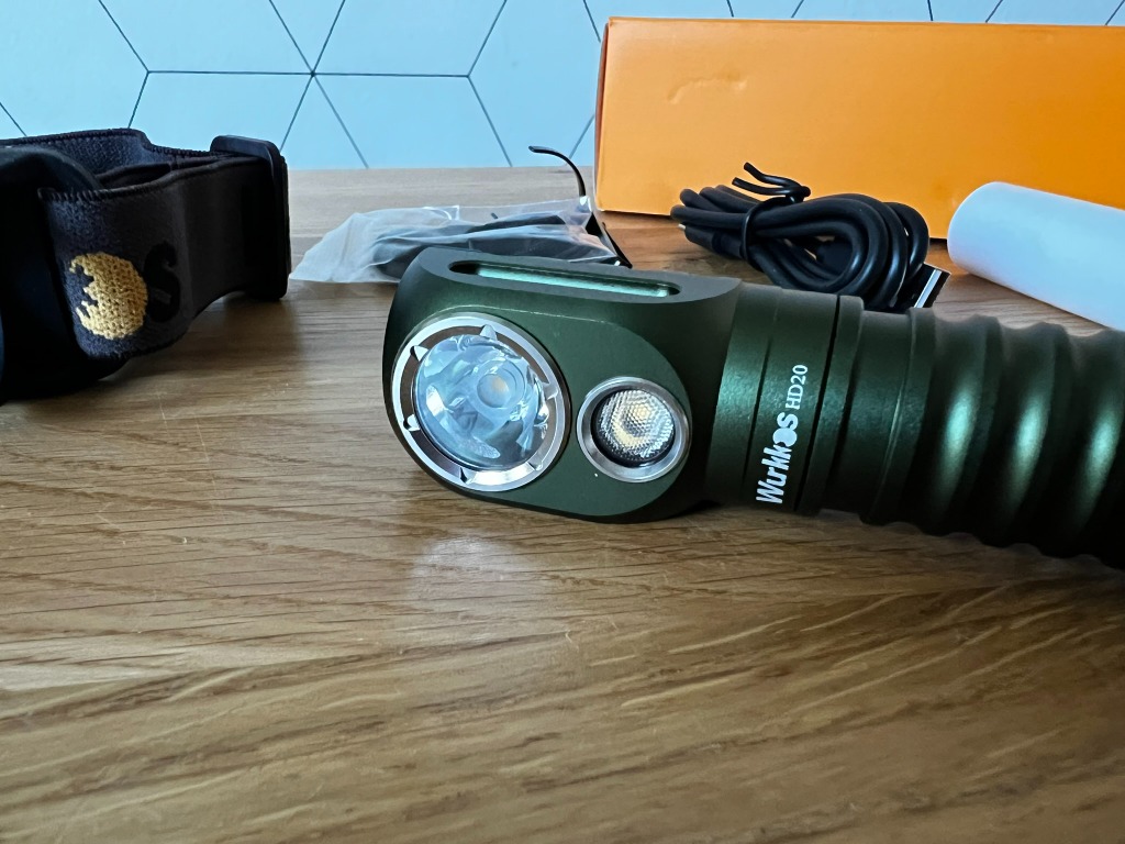 ЛІХТАРИК WURKKOS HD20 РАЗОМ Z AKUMULATOREM 5000MAH ПЕРІД КОМПЛЕКТ 