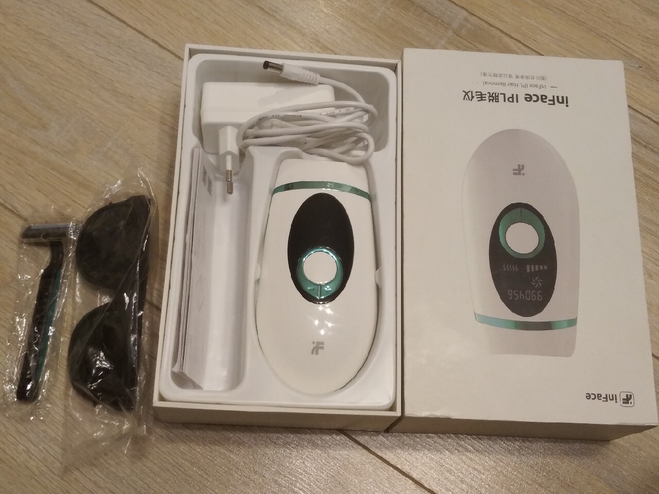 Depilator laserowy inFace zielony Kraków Ogłoszenie na Allegro Lokalnie