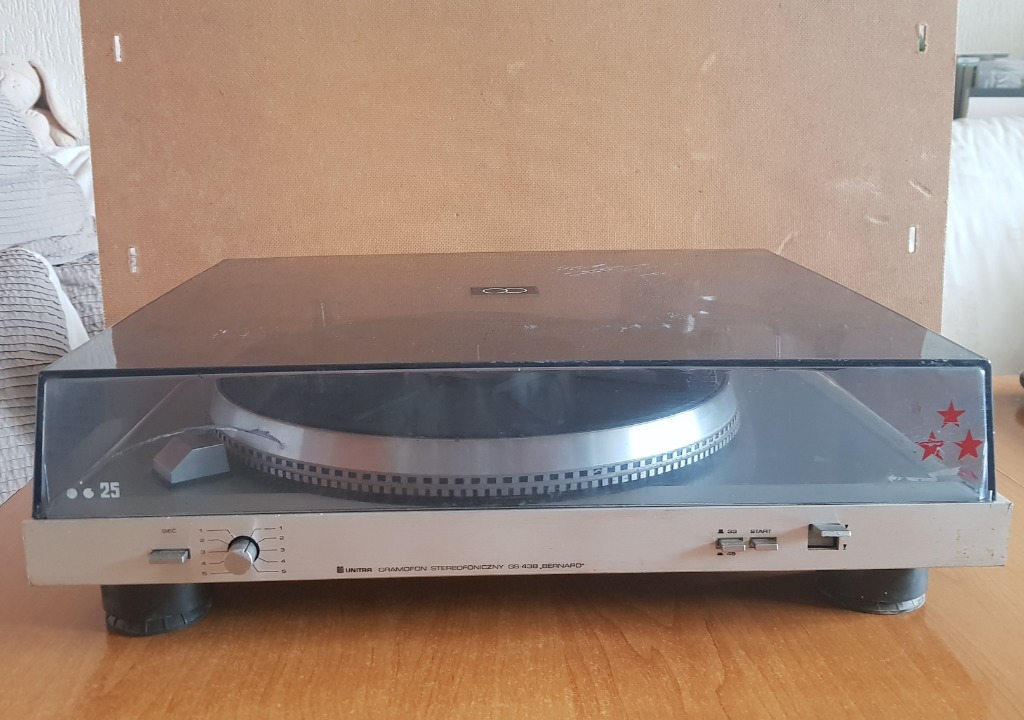 Gramofon UNITRA BERNARD GS-468 Srebrny UNIKAT | Konin | Ogłoszenie na ...