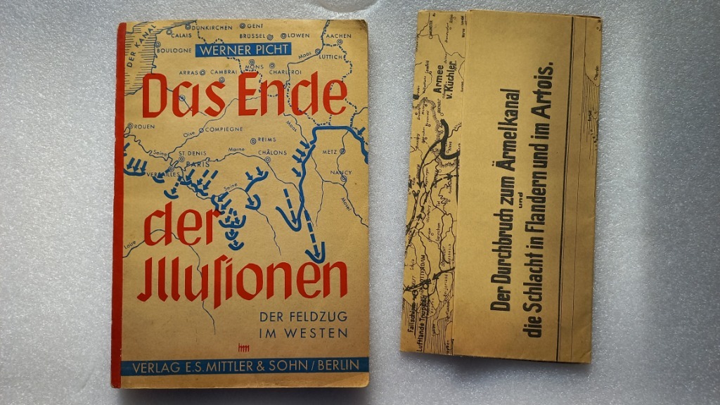 Das ende der illusionen Werner Picht 1941 mapa Warszawa Kup teraz na Allegro Lokalnie