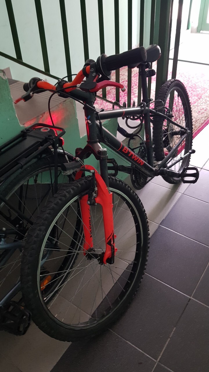 Rower Decathlon B'Twin 24" Rockrider 500 Czarny Piaseczno