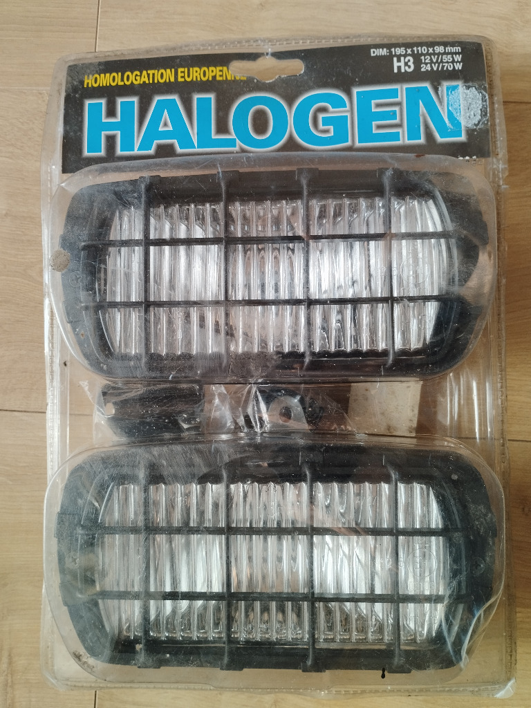 HALOGENY, ФАРИ ПРОТИТУМАННІ WESEM BN-87 3685-04, ОРИГІНАЛЬНІ ZAPAKOWANE 