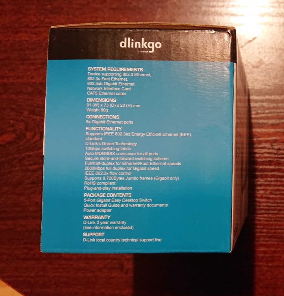 Switch DLink 5port GOSW5G nieużywany Warszawa Kup teraz na