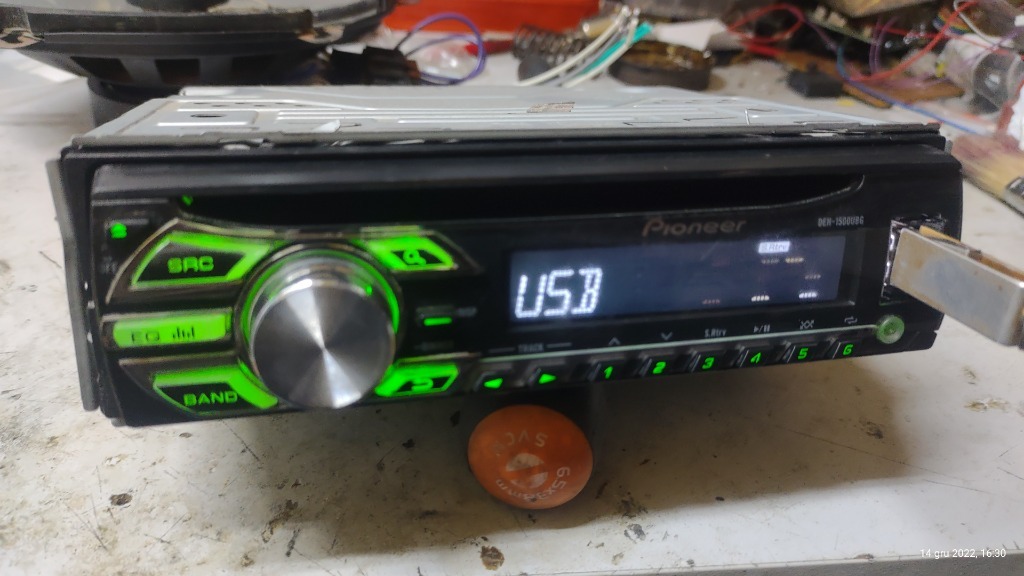 Radio Pioneer DEH-1500UBG CD MP3 USB | Frysztak | Kup teraz na Allegro ...