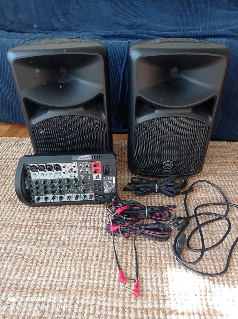 Zestaw nagłośnieniowy yamaha speaker system 400s Warszawa Kup teraz