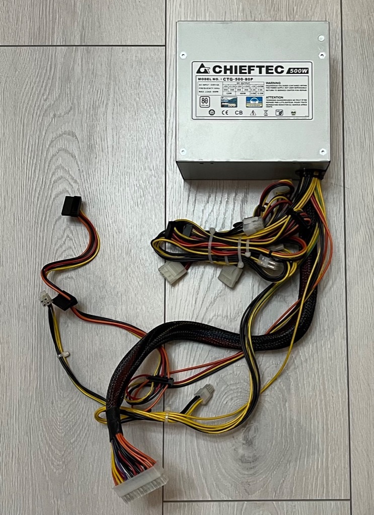 Zasilacz ATX 500W Chieftec CTG-500-80P | Gdynia | Licytacja na Allegro ...