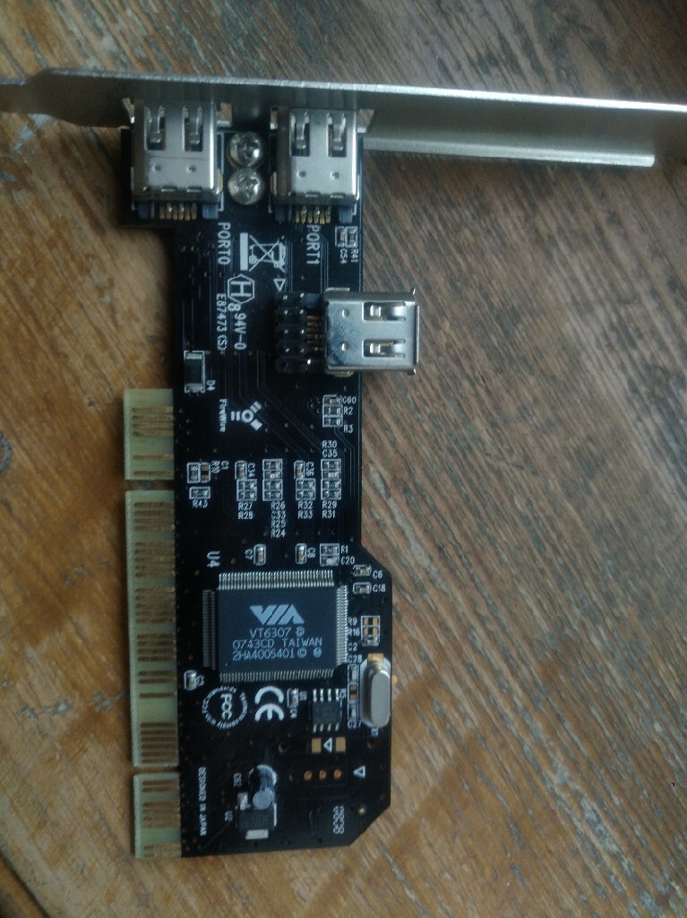 Karta KONTREOLER FIREWIRE VIA VT6307=3XFV=FV GW | Krasne Potockie | Kup ...