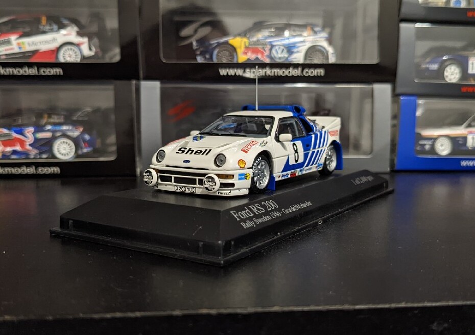 1:43 Minichamps Ford RS200 Rally Sweden Grupa B | Bytom | Kup