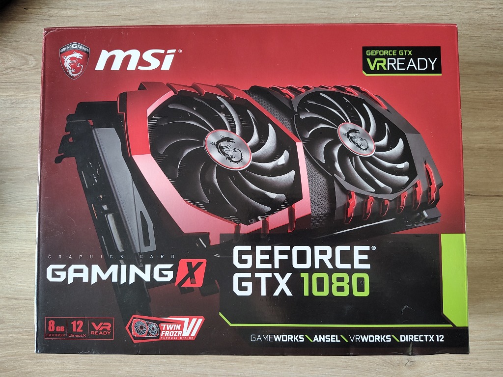 MSI GeForce GTX 1080 GAMING X 8GB Twin Frozr VI OKAZJA | Swarzędz