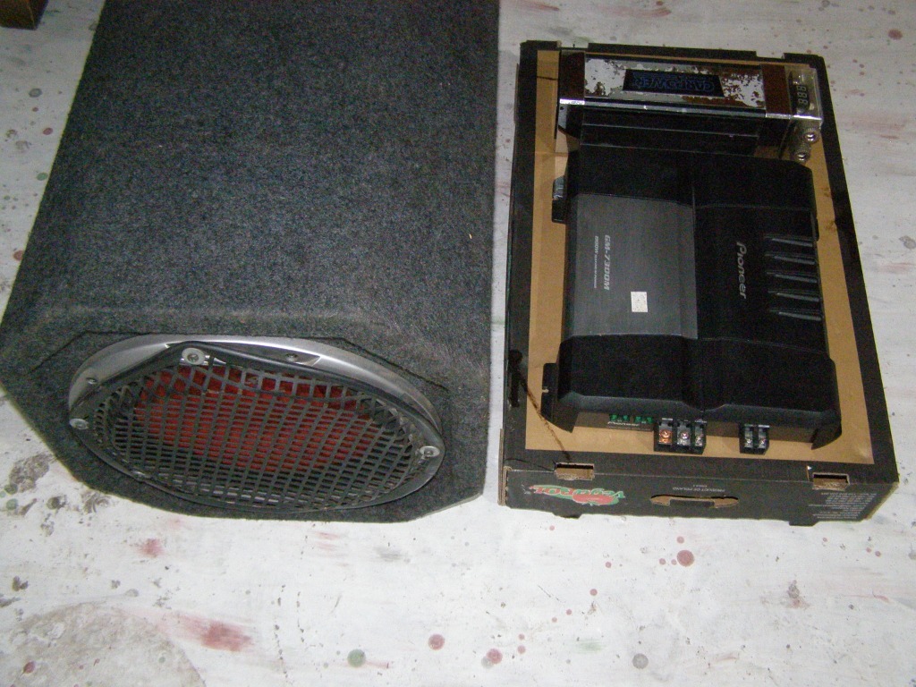 ZESTAW CAR AUDIO WZMACNIACZ,SUBWOOFER,KONDENSATOR Jaworzno Kup