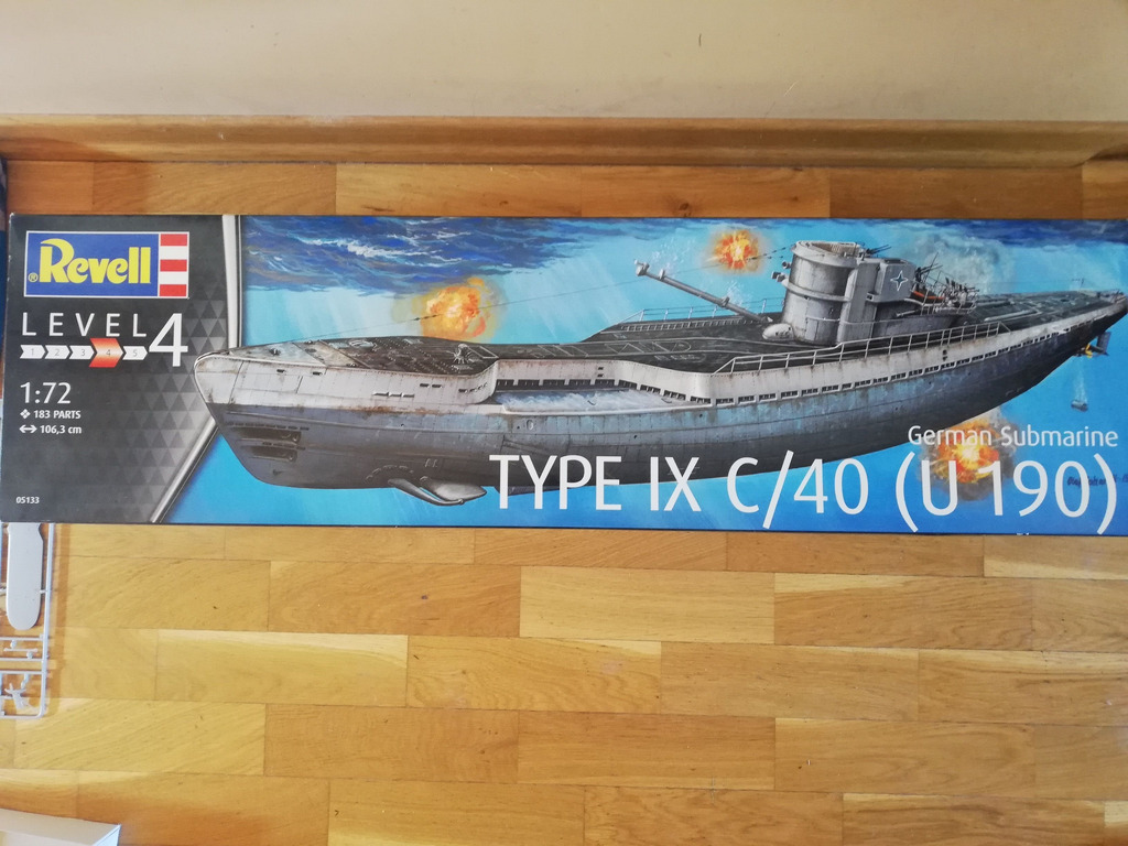 German Submarine Type Ix C 40 U190 Revell 1 72 Kup Teraz Za 385 00 Zl Pankow Allegro Lokalnie