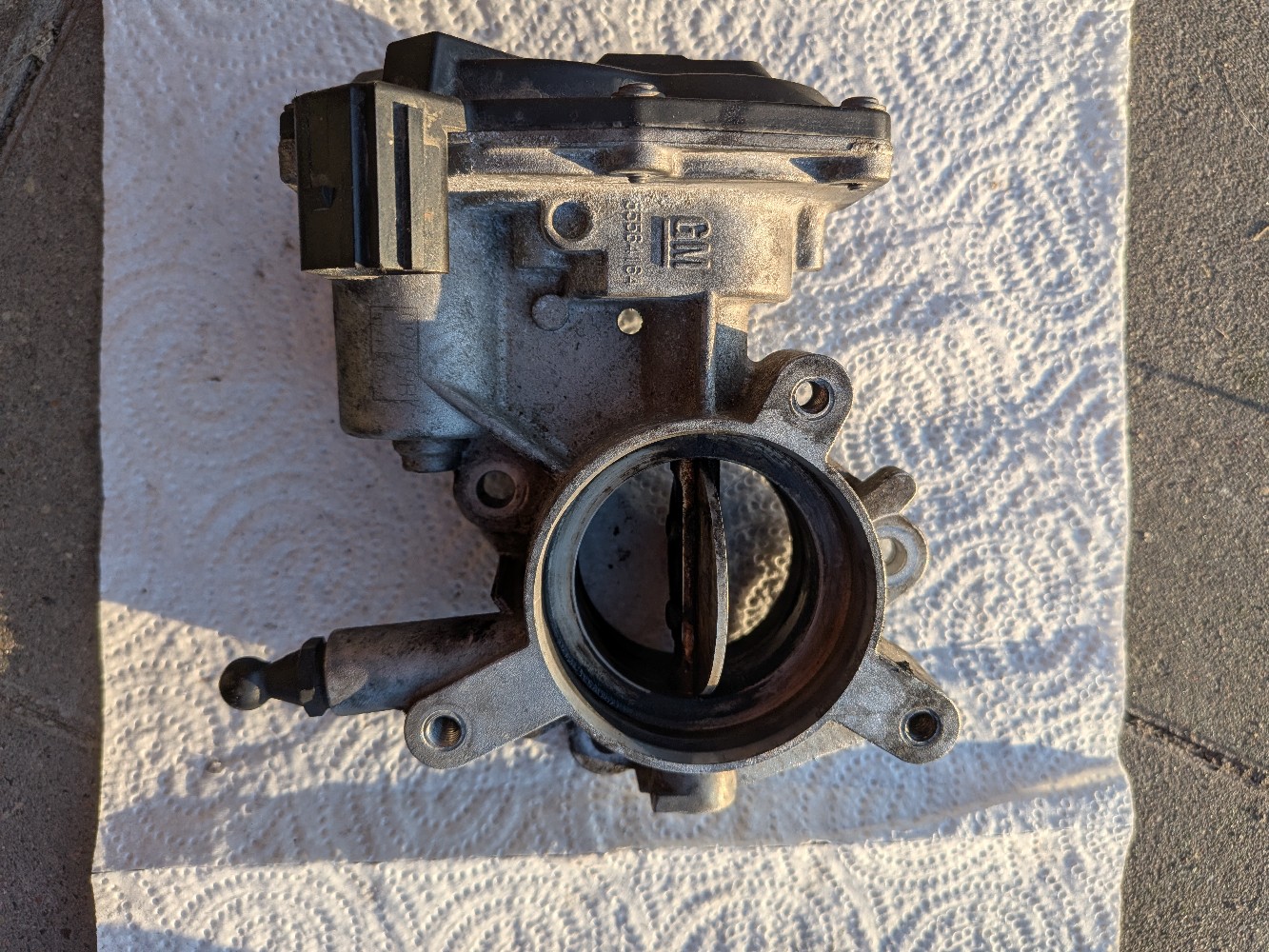 ДРОССЕЛЬНАЯ ЗАСЛОНКА 2.0 CDTI 160KM A20DTH OPEL INSIGNIA A / ПРОВЕРЕННАЯ 55564164 