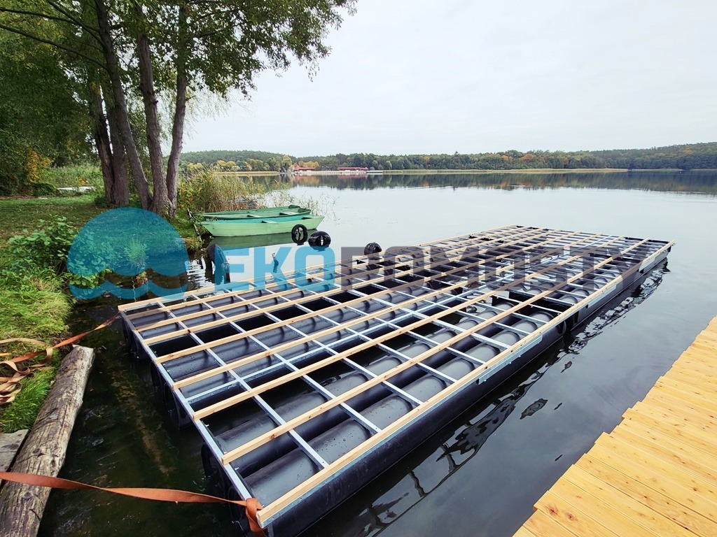 Platforma pływająca, houseboat 10x4m Drawsko Pomorskie Kup teraz na