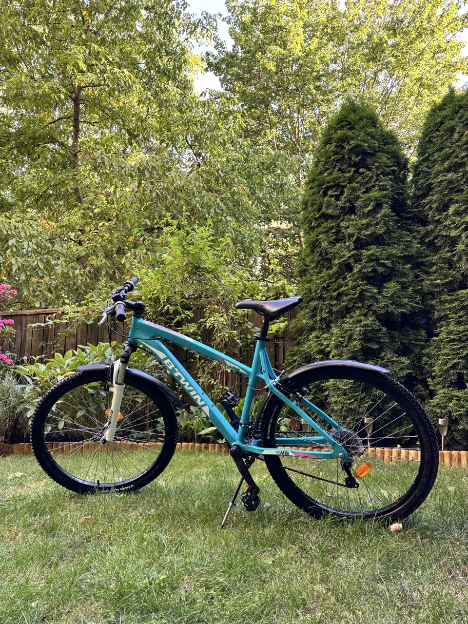 Rower górski B’Twin MTB 26 turkusowy | Warszawa | Ogłoszenie na Allegro ...