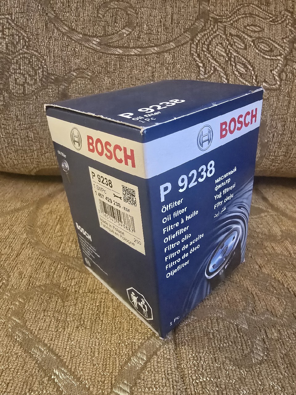 ФІЛЬТР МАСТИЛА BOSCH P9238 