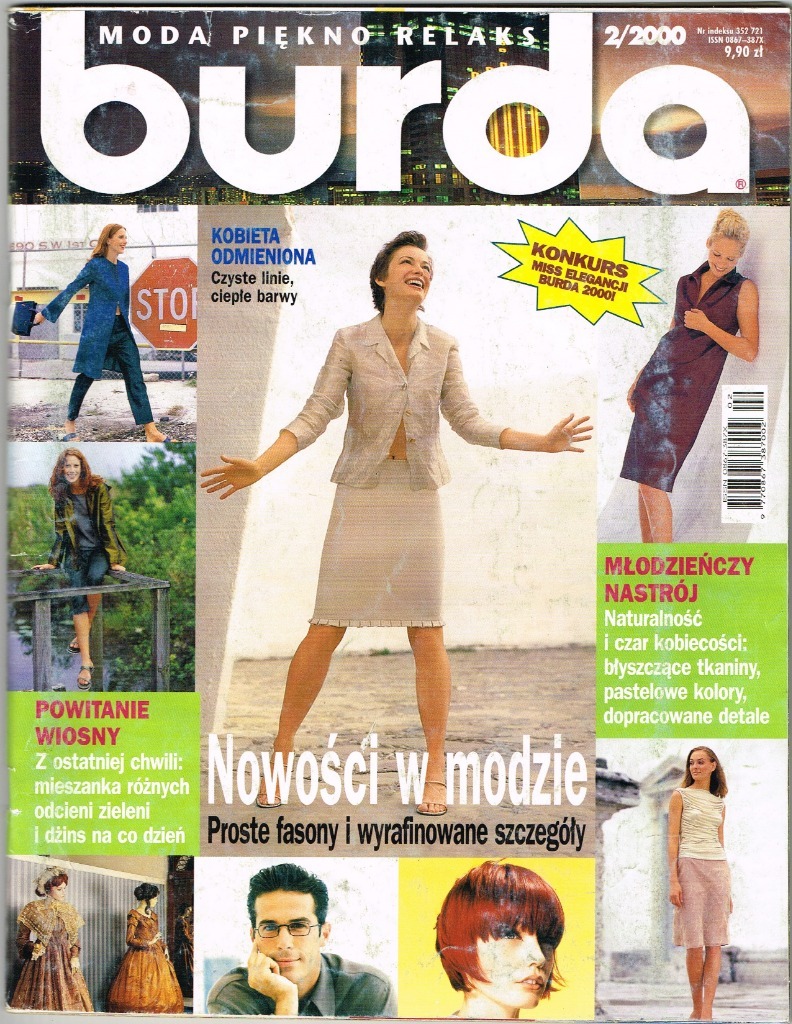 BURDA 2 / 2000 + wykroje | Konin | Kup teraz na Allegro Lokalnie