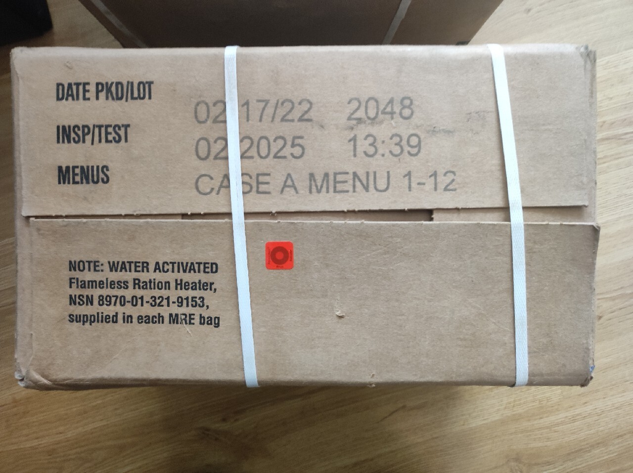 Racje żywnościowe USA MRE Menu A B 0203 2025 Olsztyn Kup teraz