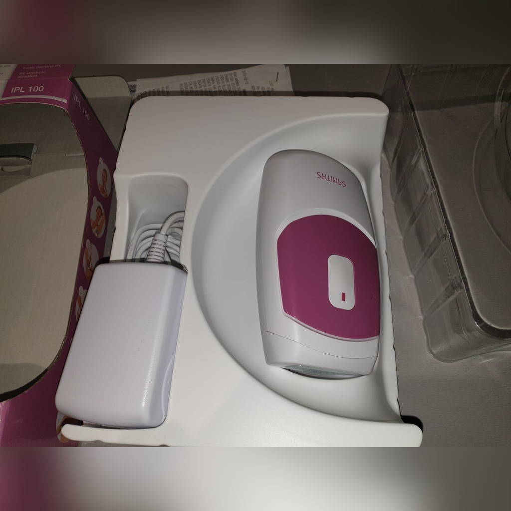 Depilator laserowy SANITAS IPL 100,LIDL,gwarancja Warszawa