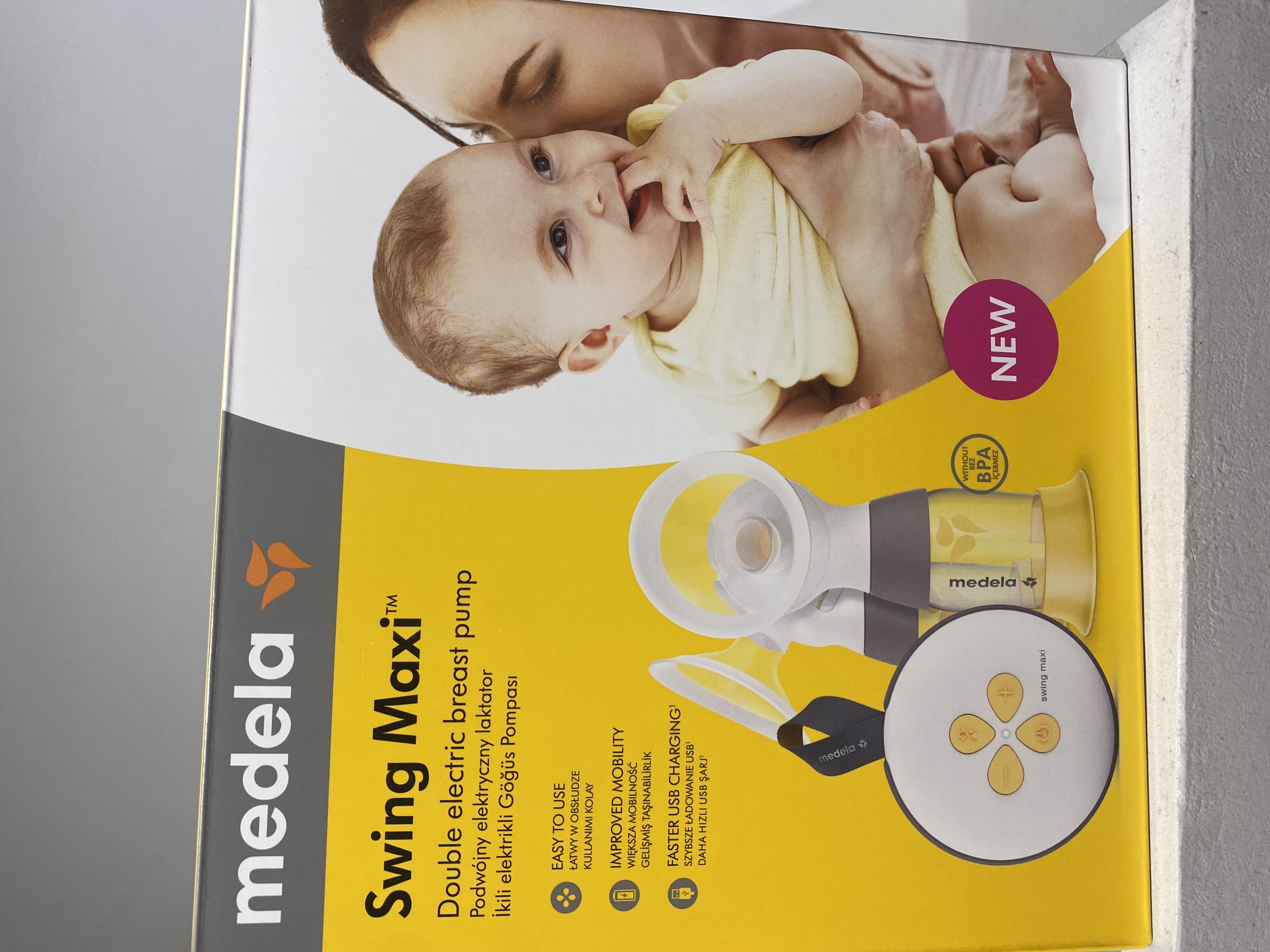 Laktator Medela Swing Maxi nowy Marki Kup teraz na Allegro